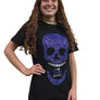 Unisex Blue Skull T-Shirt